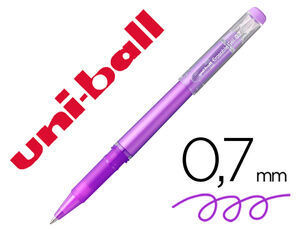 ROTULADOR BORRABLE 0,7MM VIOLETA UNI-BALL