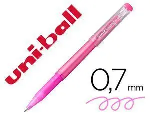 Rotulador Borrable 0,7Mm Rosa Uni-Ball