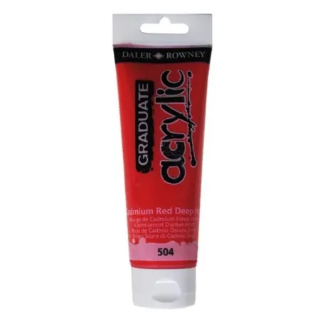 Pintura Acrilica Graduate 120Ml Rojo Cadmio