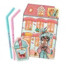 Cuaderno A5 con Notas Adhesivas y Dos Boligrafos Harmonie Line Charlotte