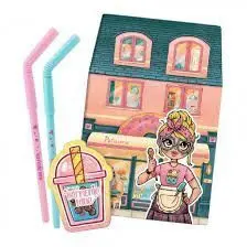 Cuaderno A5 con Notas Adhesivas y Dos Boligrafos Harmonie Line Victoria