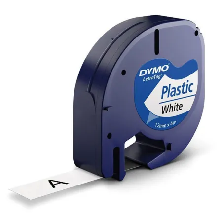 Cinta Rotular Dymo Letratag Blanco