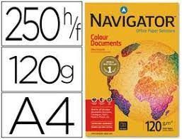 PAPEL A4 NAVIGATOR 120GR 250H