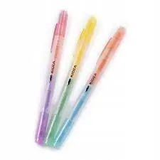 Juego 3 Resaltadores 6 Colores Pastel