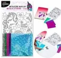 Set de Pegatinas Diy con Laminas Metalicas
