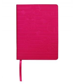 LIBRETA B6 80H CUADRICULA STITCH BLACK TROPICAL