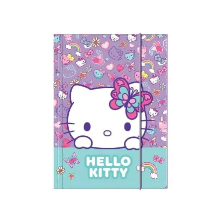 Carpeta A4 C/Goma Hello Kitty Stickers