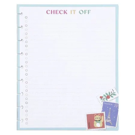 Recambio Papel Notebook Happy Planner Travel 40 Hojas