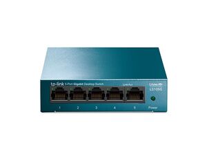 SWITCH TP-LINK 5 PUERTOS 10/100/1000 LITEWAVE METALICO