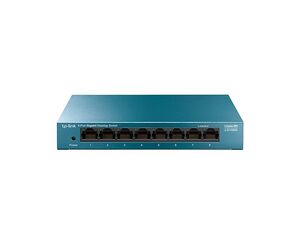 SWITCH TP-LINK 8 PUERTOS 10/100/1000 LITEWAVE METALICO