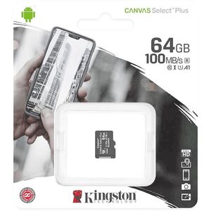 TARJETA MEMORIA MICRO SD KINGSTON 64GB CLASS 10