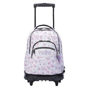 MOCHILA CARRO RUE BOMPER ARCOIRIS ROSA