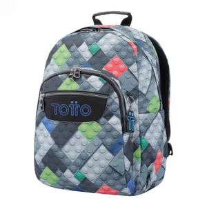 MOCHILA ACUARELES 20L BLOQUES TOTTO  