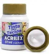 PINTURA TEXTIL ACRILEX BLANCO 37ML
