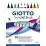 Rotulador Giotto Turbo Soft Brush 10 Colores Surtidos