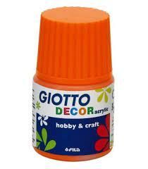 PINTURA ACRILICA GIOTTO 50ML NARANJA 
