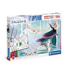 PUZZLE 104 COLOREAR FROZEN 2