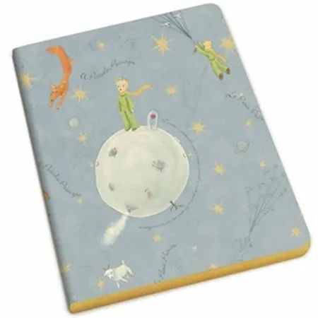 Cuaderno el Principito A5 Borde Dorado