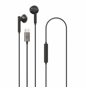 AURICULARES CELLY MANOS LIBRES TIPO C NEGRO