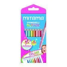 Rotuladores Triangulares Super Glitter 8 Colores