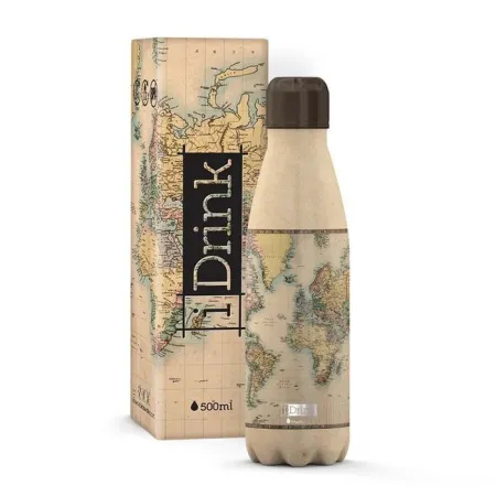 Botella Termica 500Ml Mapas