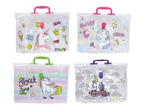 BOLSA UNICÓRNIO EN PVC 4 DESEÑOS