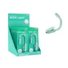 Luz de Lectura Led Recargable Verde Pastel