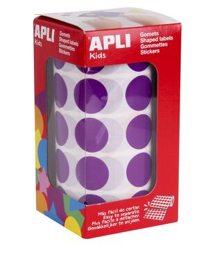 ROLLO GOMETS APLI CIRCULO 20MM LILA