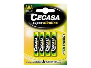 PILAS ALCALINAS CEGASA AAA 1.5V