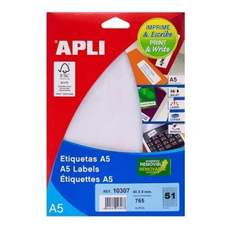 Etiqueta Adh Apli 45X8Mm 15H 51U/H
