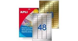 ETIQUETA ADH APLI 45,7X21,2 10H 48U/H ORO