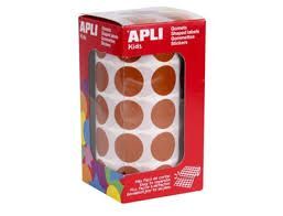 ROLLO GOMETS APLI CIRCULO 20MM MARRON