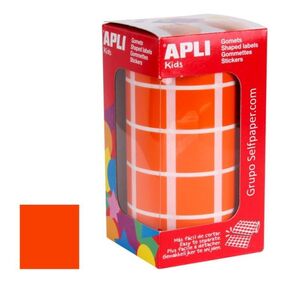 ROLLO GOMETS APLI CUADRADO 20MM NARANJA