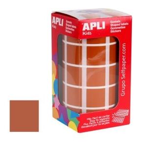 ROLLO GOMETS APLI CUADRADO 20MM MARRON