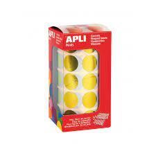 ROLLO GOMETS APLI CIRDULO 20MM ORO METALIZADO