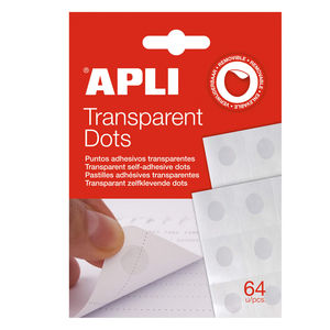 APLI DOT PUNTOS ADHESIVOS REMOVIBLES 64 U