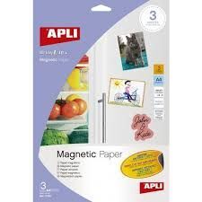 PAPEL MAGNETICO A4 APLI INKJET 3H