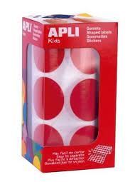 ROLLO GOMETS APLI CIRCULO 33MM ROJO 