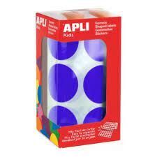 ROLLO GOMETS APLI CIRCULO 33MM AZUL
