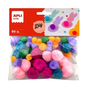 BOLSA POM POM SUAVES 50 UD.