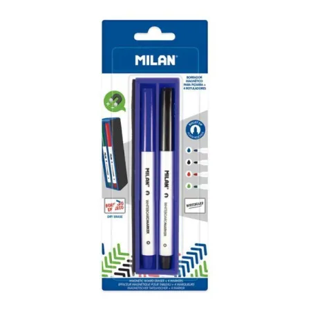 Borrador Magnetico+ 4 Rotuladores Pizarra Blanca