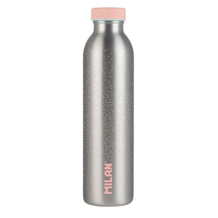 Botella Termica 591Ml Silver Rosa Milan