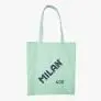 Bolsa Tela Milan Since 1918 Verde