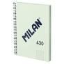 BLOC MILAN A5 5X5 80H 95GR VERDE 430