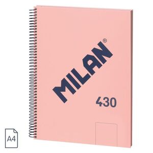 BLOC MILAN A4 LISO 80H 95GR ROSA 430