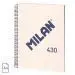 Bloc Milan A4 Liso 80H 95Gr Beige 430