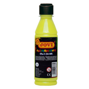 TEMPERA LIQUIDA JOVI BOTE 250ML COLOR AMARILLA FLUORESCENTE