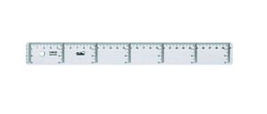 REGLA PLASTICO 30CM SAFTA