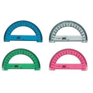 SEMICIRCULO PLASTICO 9CM COLORES SAFTA