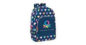 MOCHILA ADAPTABLE A CARRO BENETTON CORAZONES. Mochilas . MOISES MATA